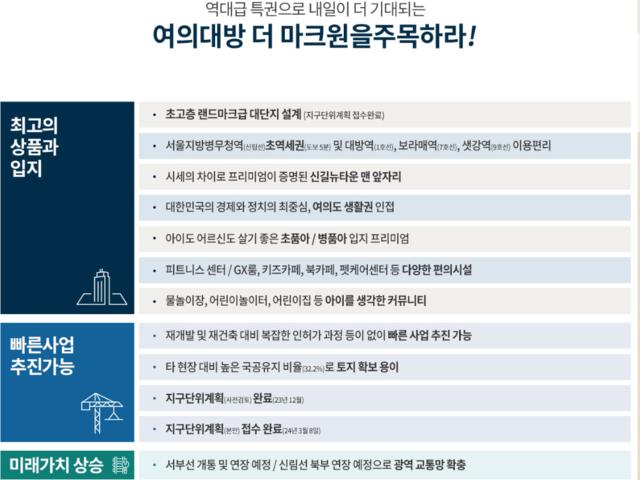 여의대방 더마크원 모델하우스 프리미엄